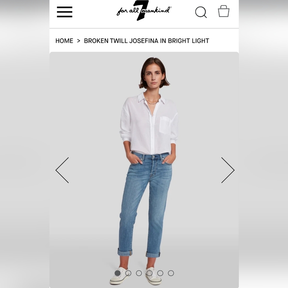 Seven jeans Josefina boyfriend skinny jeans